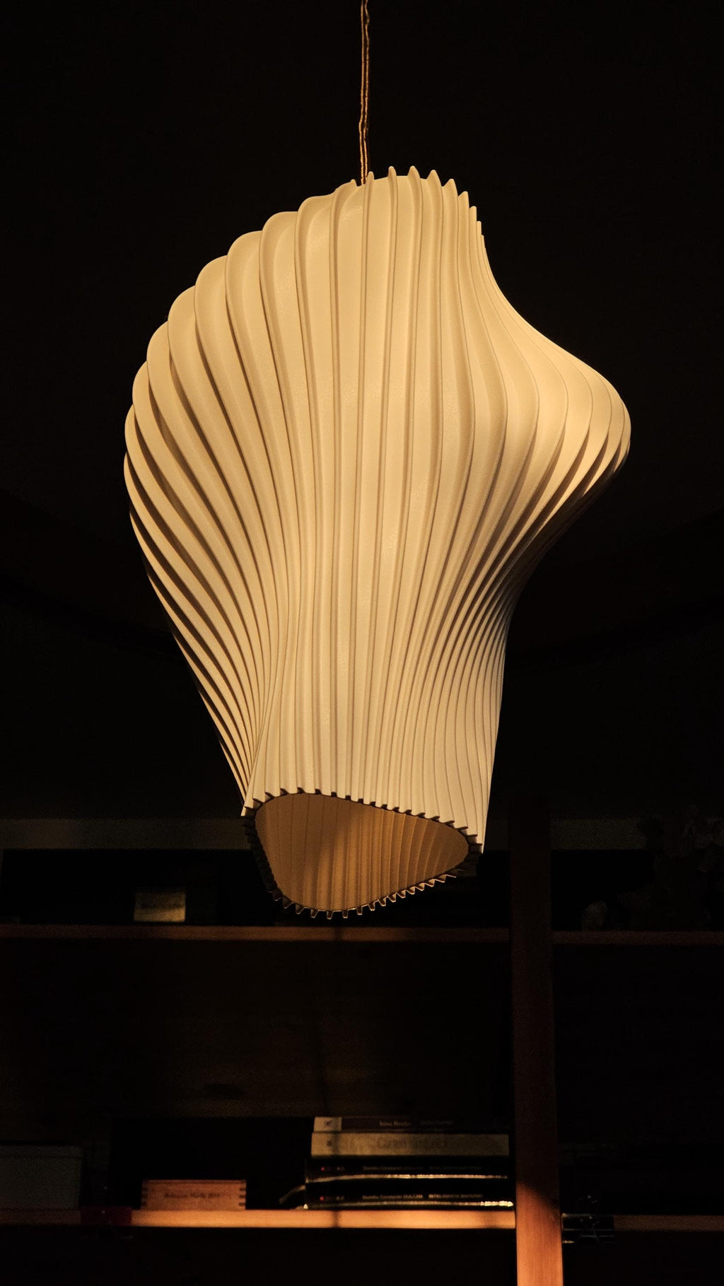 Alma Pendant Lamp – Eco Ceiling Light by BIOMORPH - Cotton White