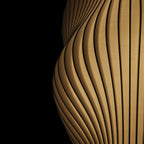 Alma Pendant Lamp – Eco Ceiling Light by BIOMORPH - Cotton White