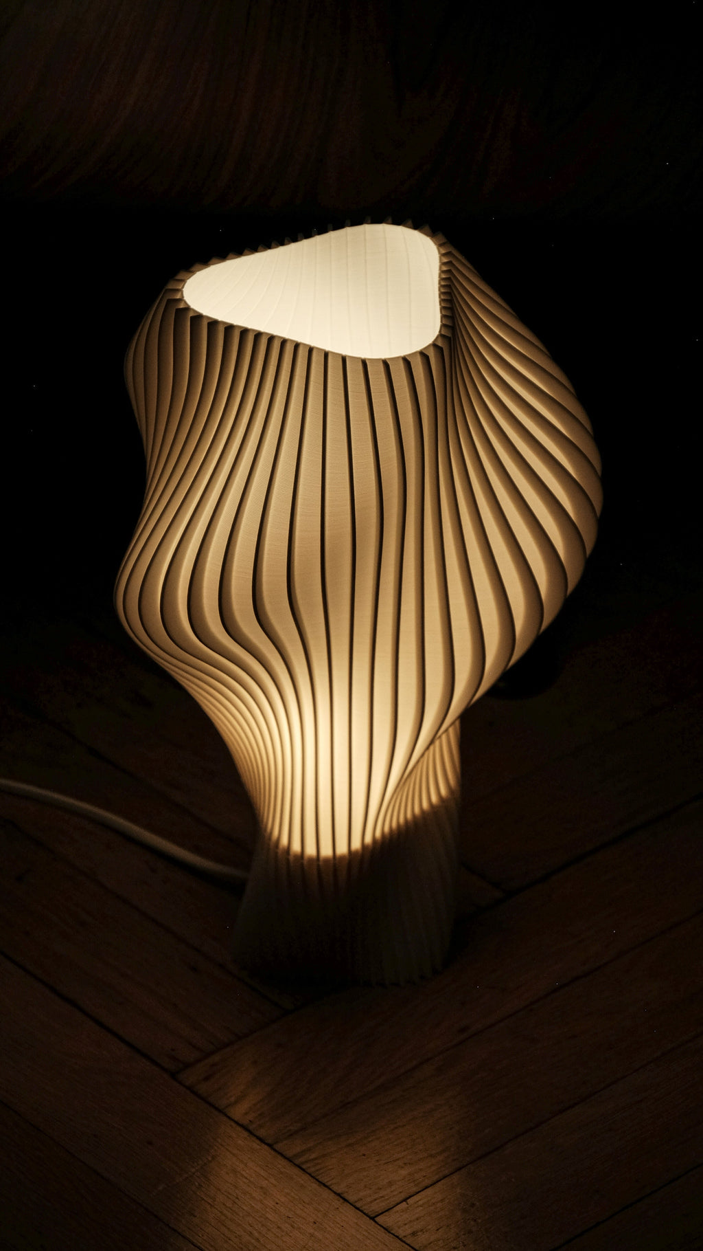 Alma Table Lamp – Eco Lighting by BIOMORPH - Cotton White
