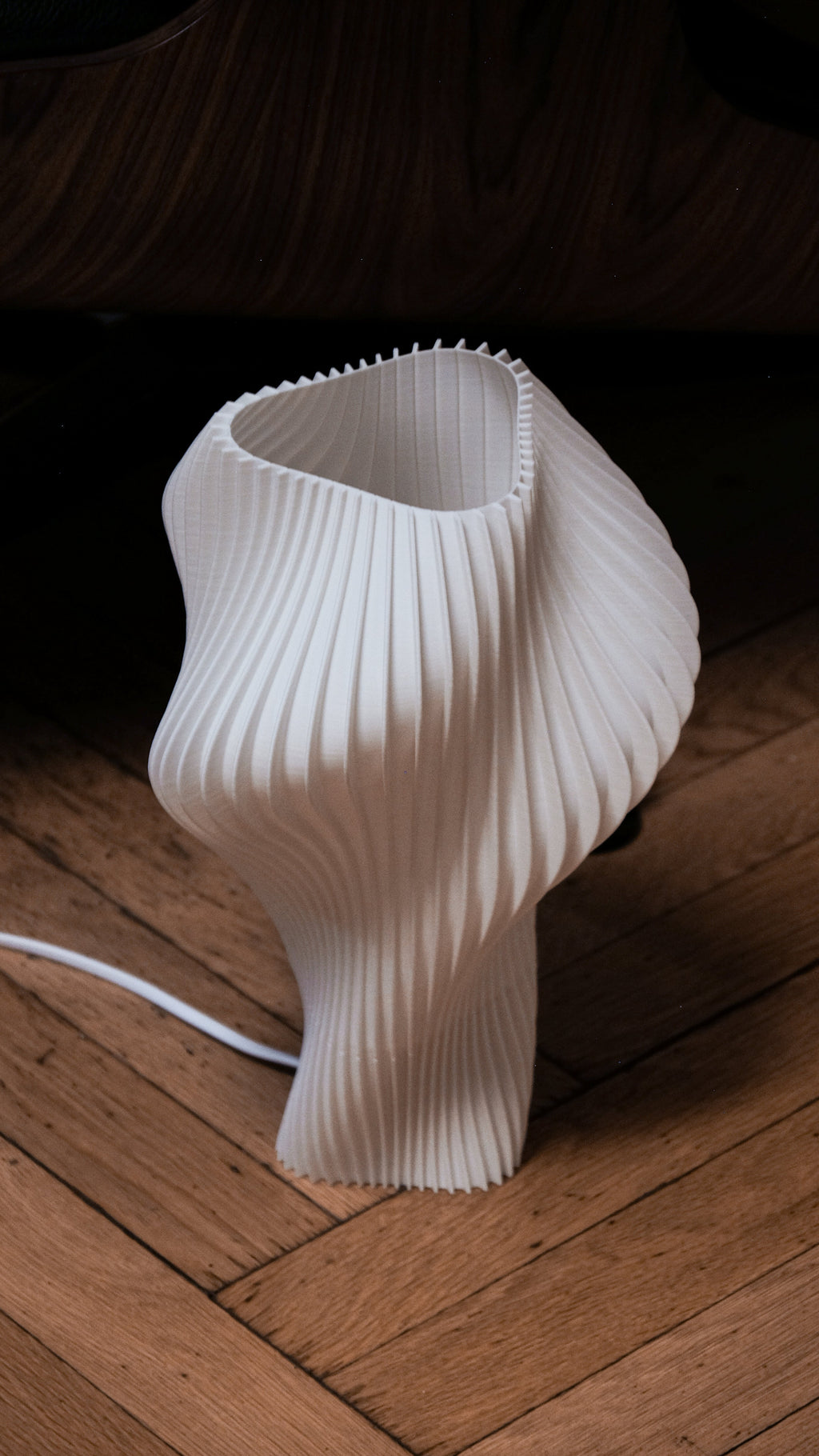 Alma Table Lamp – Eco Lighting by BIOMORPH - Cotton White