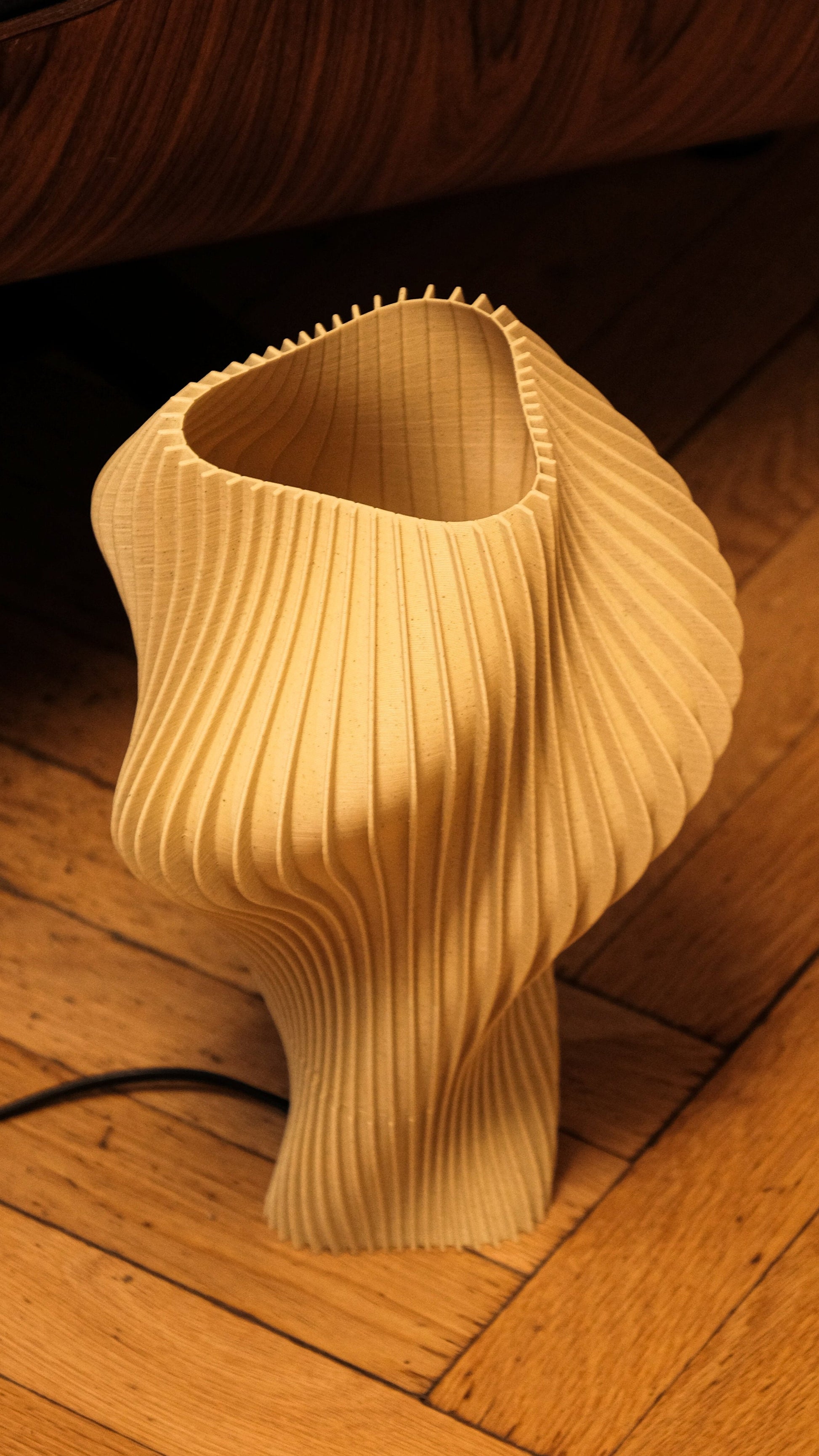 Alma Table Lamp – Eco Lighting by BIOMORPH - Desert Beige