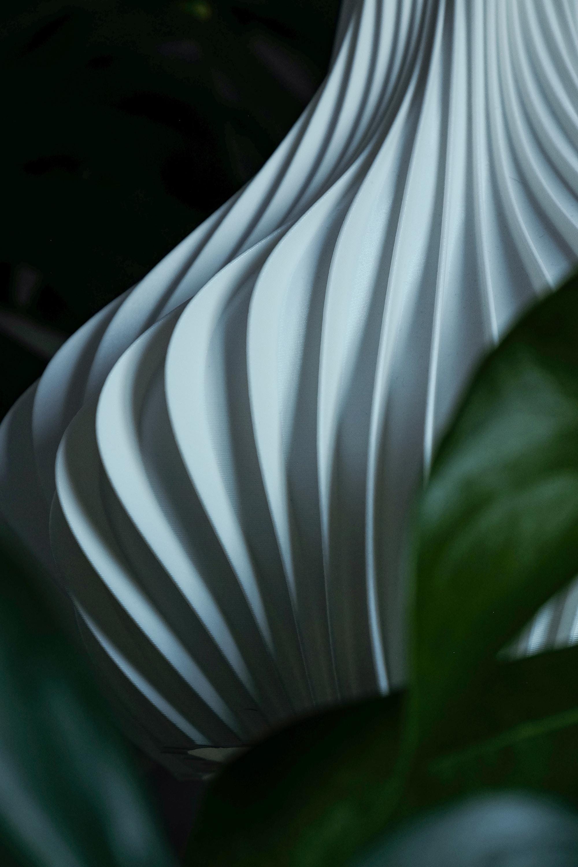 Bloom Pendant Lamp – Eco Ceiling Light by BIOMORPH - Cotton White