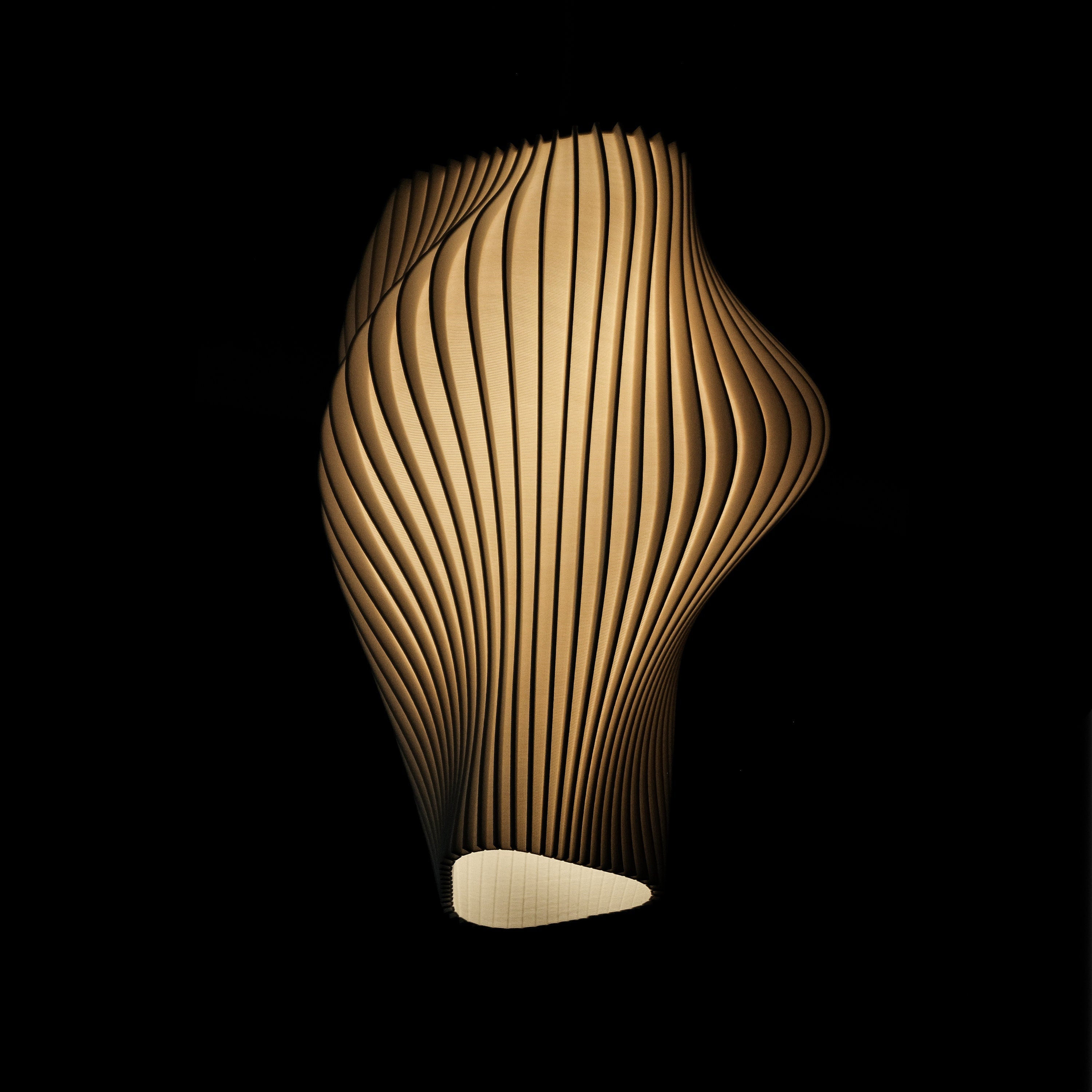 Alma Pendant Lamp – Eco Ceiling Light by BIOMORPH - Cotton White